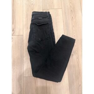 AGOLDE Sophie High Rise Skinny Jeans Black Size 27 A123-1188 Comfort Stretch